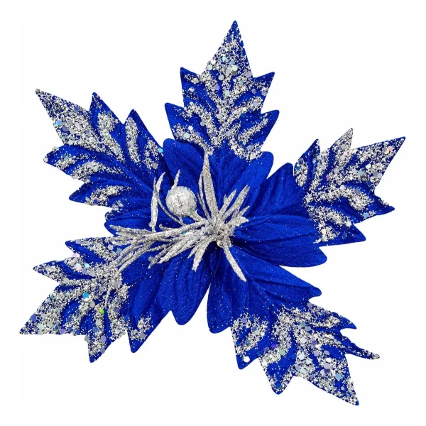 Flor 25cm Para Arbol De Navidad Adornos Decoracion
