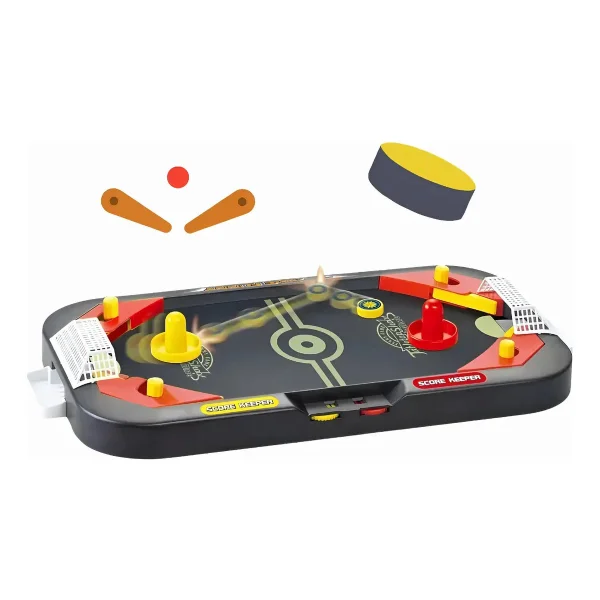 Juego De Mesa Flipper 2 En 1 Hockey De Aire Tejo Y Pinball