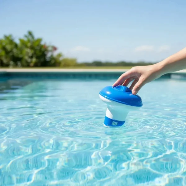 Boya Flotante Azul Para Pileta 12 Cm