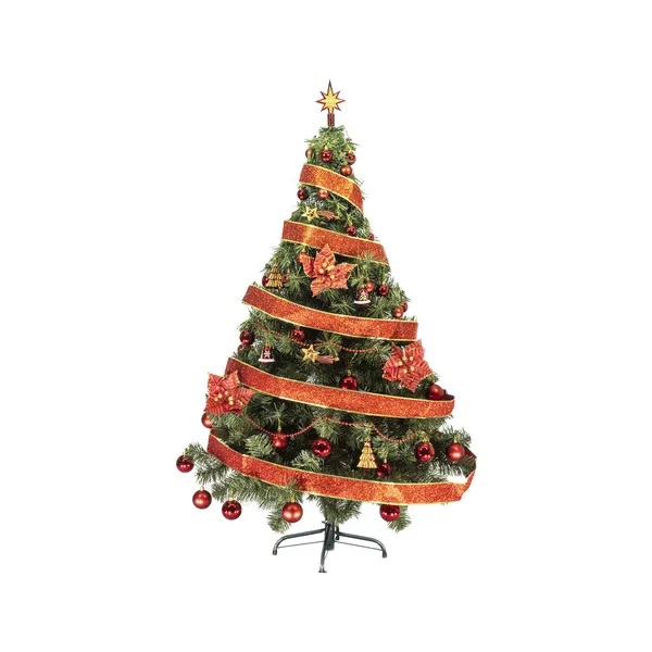 Arbol De Navidad Tronador Lujo 1,50mts Con Adornos Kit X40