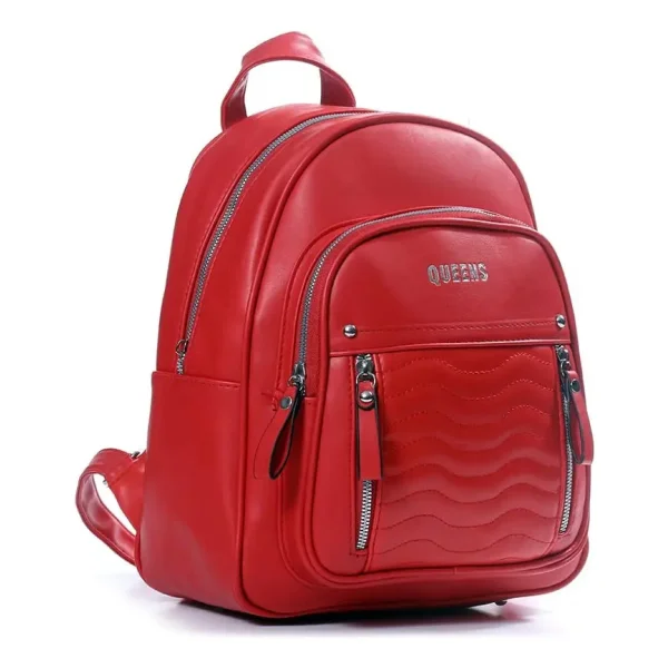 Mochila Cartera Mujer Impermeable Urbana Eco Cuero 100% Pu