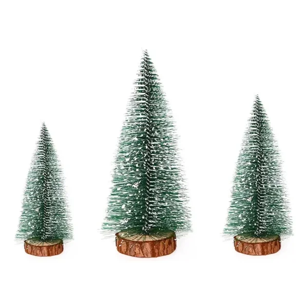 Arbolito De Navidad 20 Cm Decoracion Navideña Pino Adorno Verde