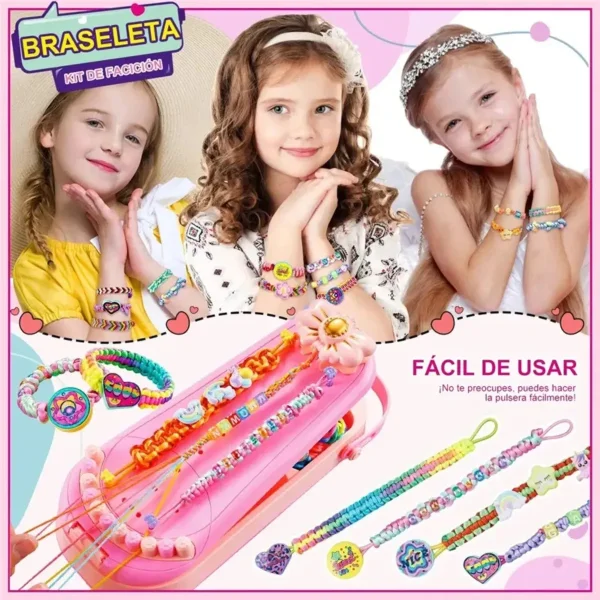 Kit Armado Pulseras Telar Mostacillas Cuentas Amistad Nenas