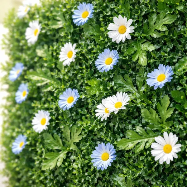Jardin Vertical Muro Verde Césped Pared Con Flores 65x40cm Verde