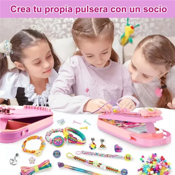 Kit Armado Pulseras Telar Mostacillas Cuentas Amistad Nenas