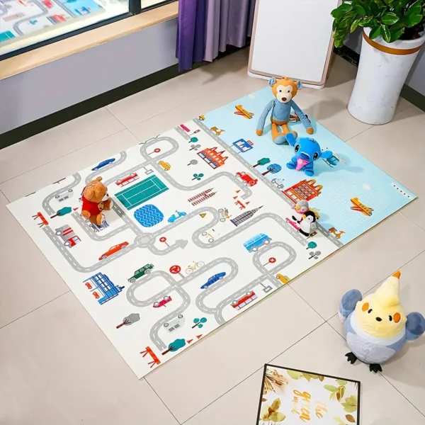 Alfombra Antigolpes Reversible Bebe Plegable 120x180cm