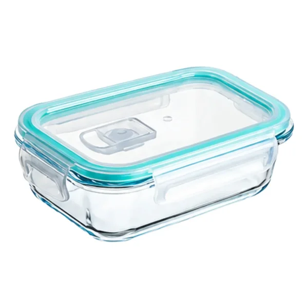 Taper Vidrio Hermético Apto Microondas Horno Freezer 410ml Transparente
