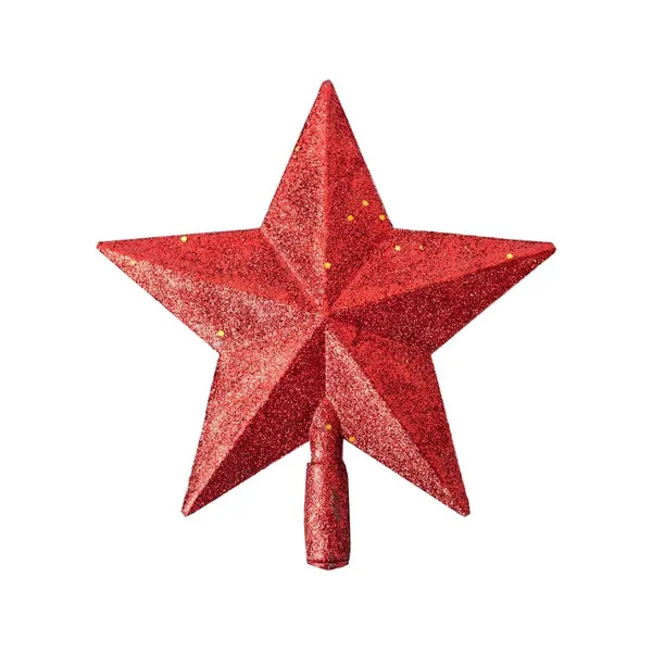 Estrella Puntal Dorado 25cm Para Arbol De Navidad 