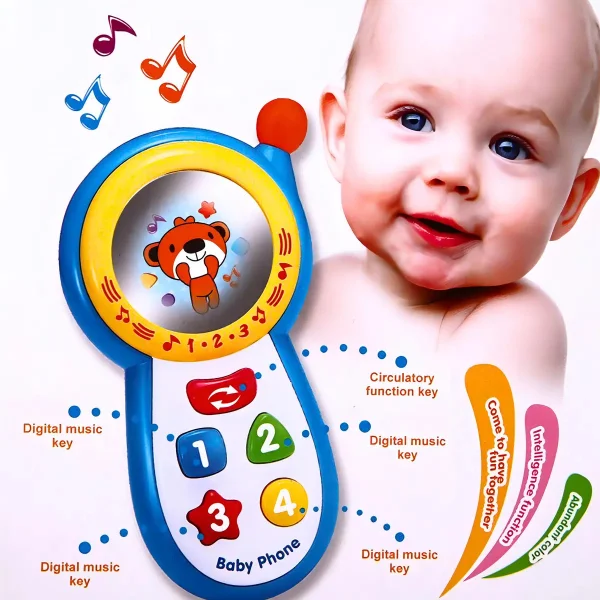 Telefono Celular Didactico Bebe Luz Y Sonido