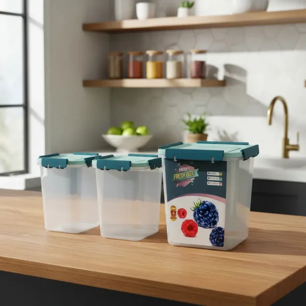Set X3 Tupper Hermetico Organizador Plastico Frio/caliente