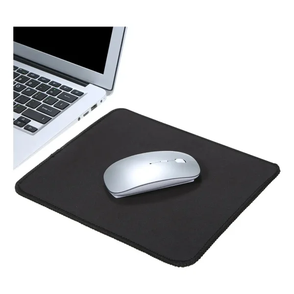 Mouse Pad Liso Escritorio Gamer Oficina Antideslizante Negro/verde