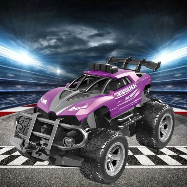 Auto A Radio Control Remoto Stunt Mini Acrobático Rc A Pilas Naranja