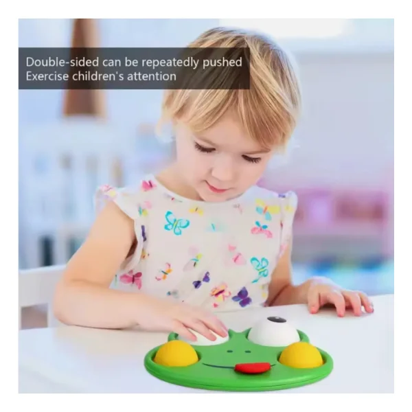 Pop It Rana Juguete Sensorial Silicona Antiestrés Bebe Verde