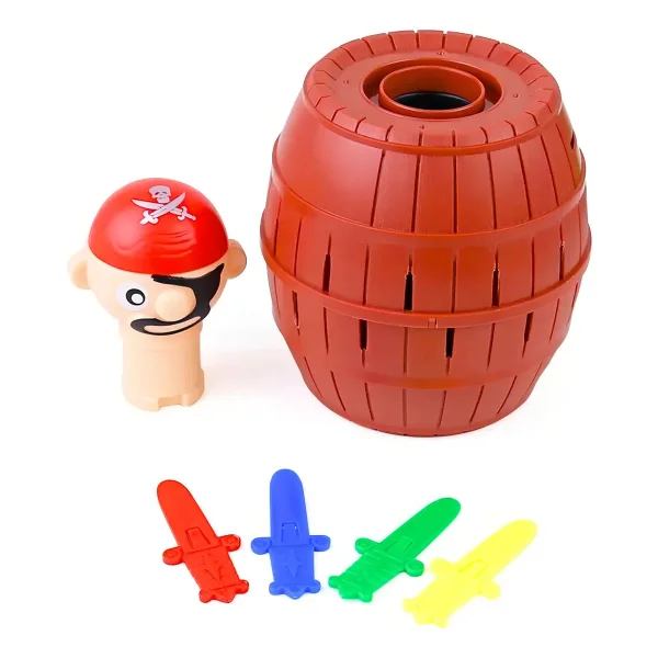 Juego De Mesa Barril Pirata Saltarin Plastico