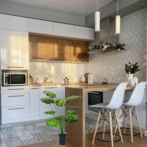 Ramo Artificial Planta Decorativa X3u P/ Maceta