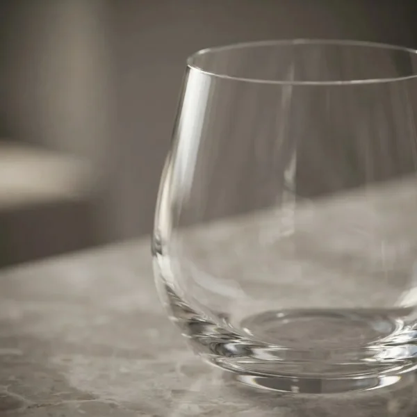 Set X6 Vasos Vidrio Whisky Tragos Sin Pie Transparente 385ml Transparente