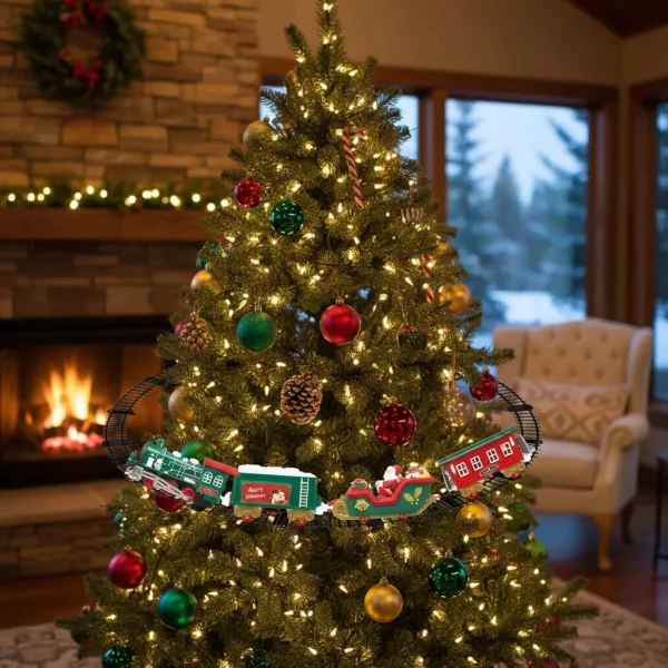 Set Tren Colgante Navideño Para Árbol De Navidad Verde