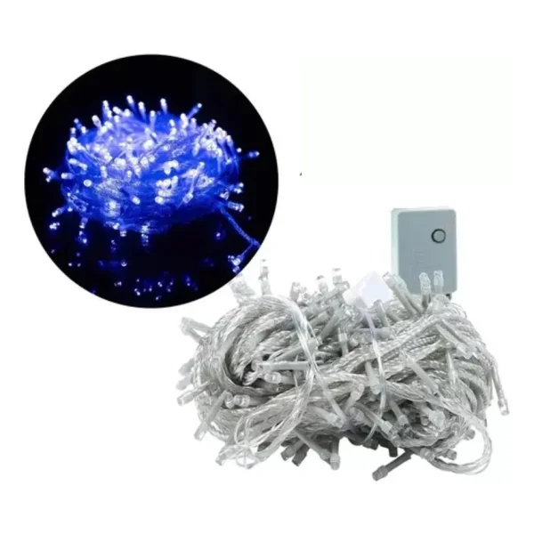 Tira De Luces De Navidad Led X100 220v 9mts Luz Arroz