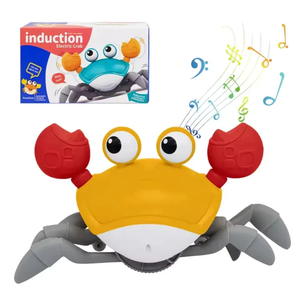 Cangrejo Musical Juguete Viral Sensorial Bebe Con Movimiento