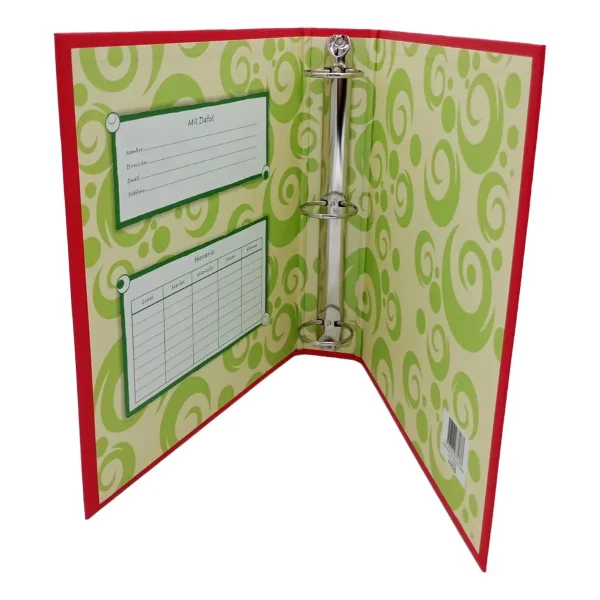 Carpeta Escolar Pvc Numero 3 Avios Color N3 Ganchos Pack X5