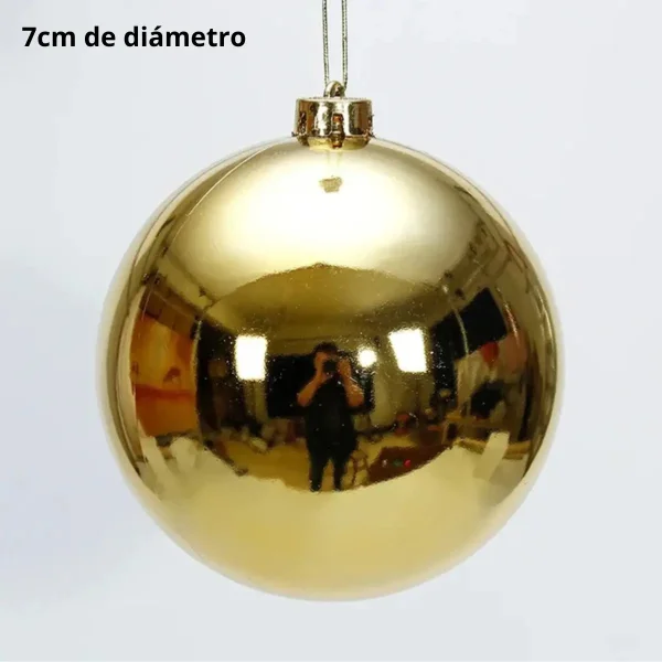 Adornos Navideños Set Bolas De Navidad 7cm X120 Unidades