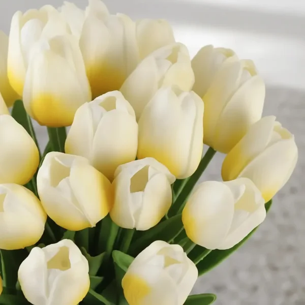 Tulipan Artificial Flores Artificiales Decoracion Ramo X5