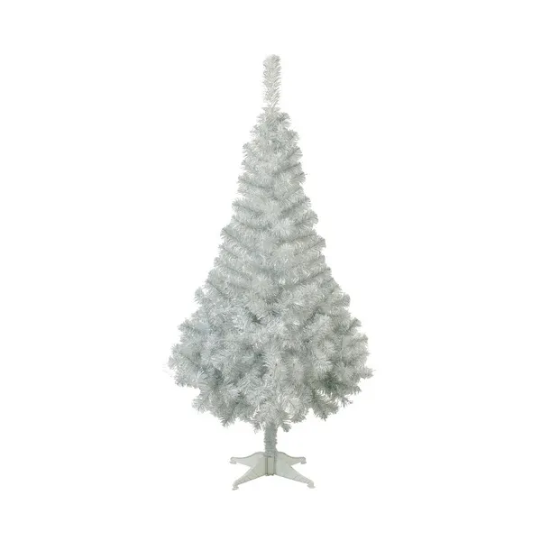 Arbol De Navidad Canadian Spruce Arbolito Pino Blanco Plata 1.80 Mts Con Base Plástica