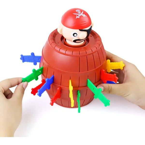 Juego De Mesa Barril Pirata Saltarin Plastico