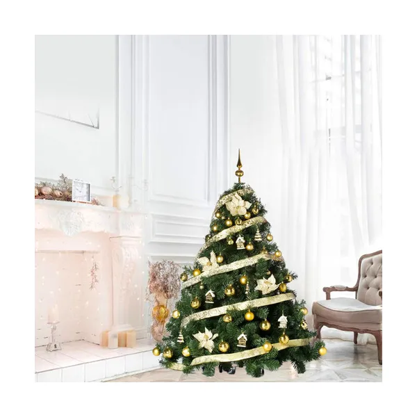 Arbol Navidad Extra Lujo Patagonia 1.50mts Con Adornos X60