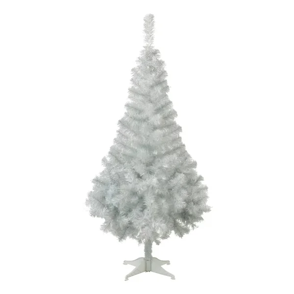 Arbol De Navidad Canadian Spruce Blanco Plata 1.80 Mts