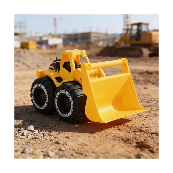 Excavadora Juguete Fricción Amarillo Expreso Polar Truck 25cm