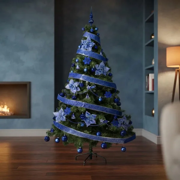 Arbol De Navidad Tronador Lujo 1,80mts Con Adornos Kit X60
