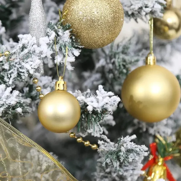 Bolas De Navidad 6cm Adornos Navideños X72 Piezas Decoración