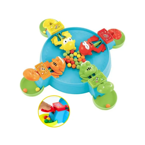 Juego De Mesa Ranitas Glotonas 707 Games Destrezas Atrapa Pelotas