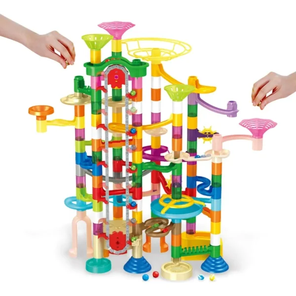 Laberinto De Bolitas Con Elevador 236 Pz Construcción Niños Multicolor