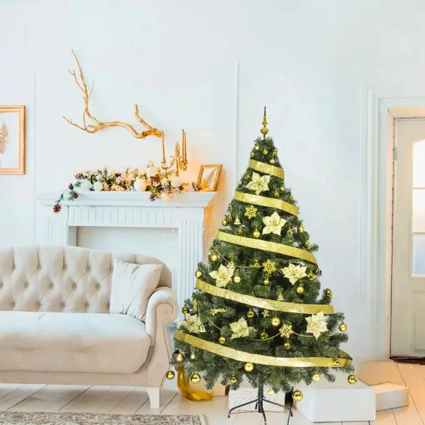 Arbol De Navidad Tronador Lujo 2,10mts Con Adornos Kit X60