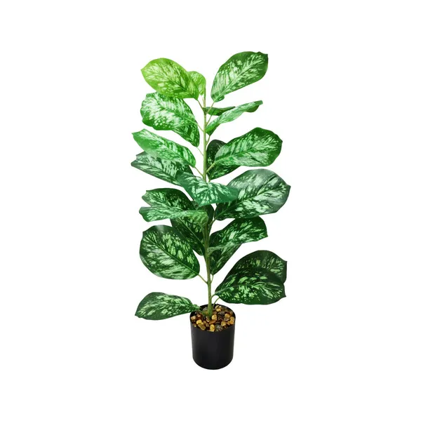Planta Artificial Con Maceta 80cm Deco Interior Exterior
