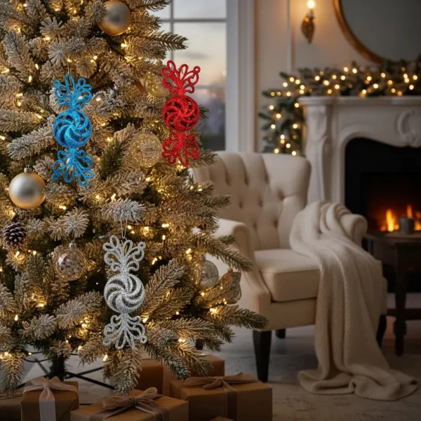 Adorno Colgante Caramelos X2 Decoracion Arbol De Navidad