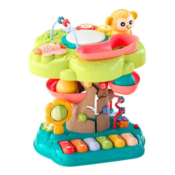 Juguete Didactico Bebe Tobogan Pelotas Laberinto Piano Luz