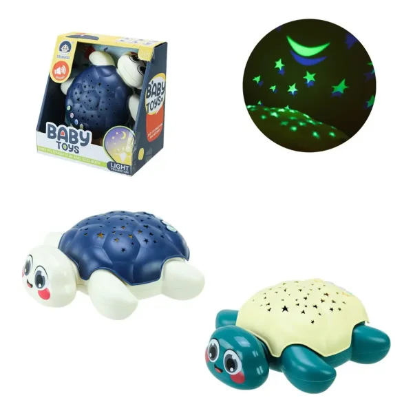 Proyector Tortuga Infantil Musical Luz Sonido Juguete