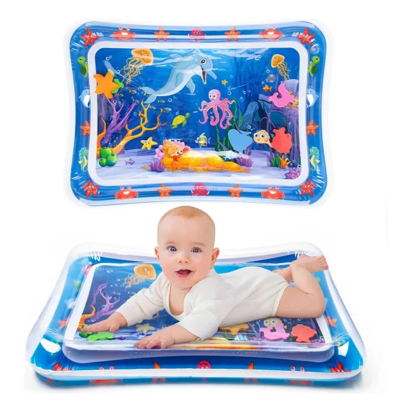 Alfombra Antigolpes Inflable Agua Y Aire Gimnasio Sensorial Azul 21.2 X 17.2 X 2.2 Cm
