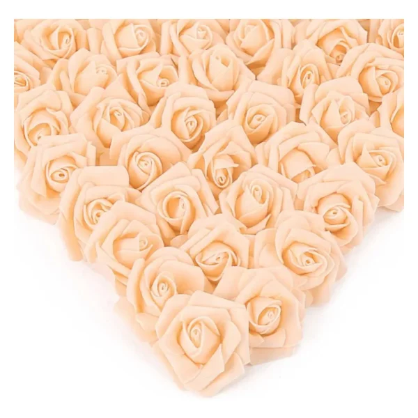 Mini Rosas Flores Artificiales Decoracion Pack X50