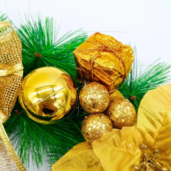Corona De Navidad Verde Con Bayas  Fabesa (30 )