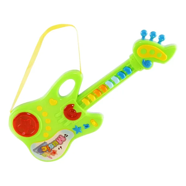 Guitarra Para Niños Juguete Instrumento Musical Luz Y Sonido