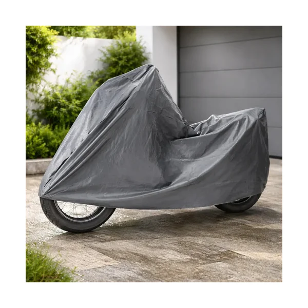 Funda Cobertor Cubre Moto Impermeable Reforzado Protector Gris