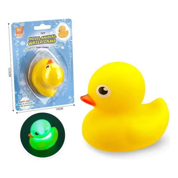 Juguete Bañera Bebé Animales Luz Led Juego Ducha Baño Niños Pato