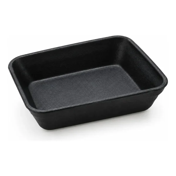 Set X4 Mini Bandejas Para Salsa Soja Aderezos Dips Multiuso Negro