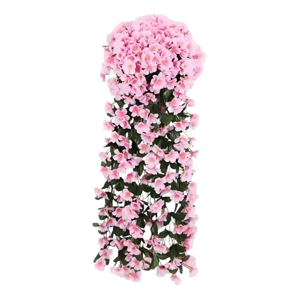 Ramo Flor Planta Colgante Jardin Artificial Interior 80cm