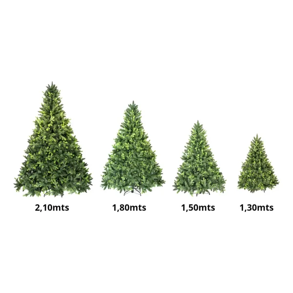 Arbol De Navidad Pino Natural Super Real 1.80mts Verde