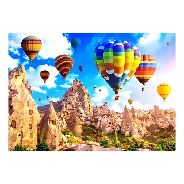 Rompecabezas 1000 Piezas Expreso Polar Paisaje Globos Aerostáticos Plástico
